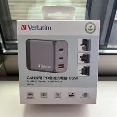Verbatim GNC-65 GaN急速充電器 65W