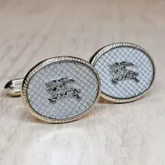 Burberry カフリンクス ゴールド シルバー