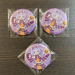 ビビ　缶バッジ　ミラクルハロウィン　×3個