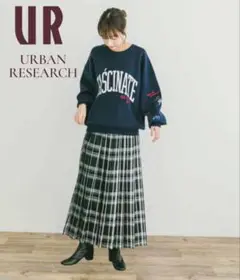 URBAN RESEARCH アーバンリサーチ　チェックプリーツスカート