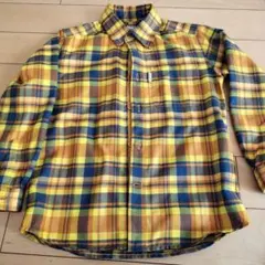 mont-bell チェック柄長袖シャツ 130