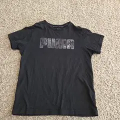 PUMA 黒 Tシャツ　140