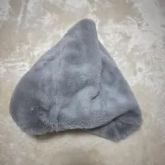 グレー ファー スヌード