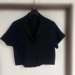 A.P.C. オープンワーク コットンレース 半袖シャツ ブラック 36 - メルカリ