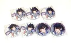 8個セット　八重森みに　彼女、お借りします 描き下ろし　缶バッジ 彼女、お借りします]描き下ろしB2タペストリー（八重森みに