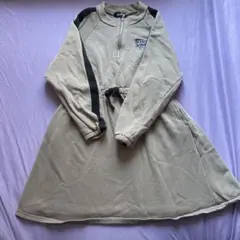 SISTER JINI ベージュ ジップアップドレス