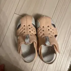 NIKE ピンク オープントゥ サンダル　16センチ