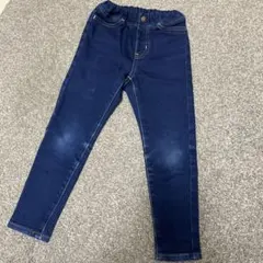 GU ジーユー　ヌクヌクストレッチデニムスキニーパンツ　110㎝