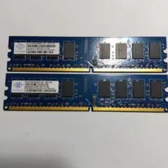 NANYA 1GB DDR2 PC2-5300U デスクトップメモリ - メルカリ