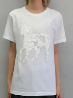SPORTMAX CODE 馬モチーフ フリンジ Tシャツ L Max Mara SPORTMAX CODE 馬モチーフ フリンジ Tシャツ L Max Mara - メルカリ