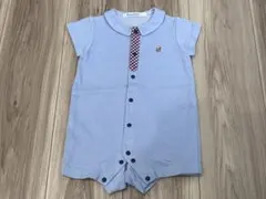 ♩様専用　【used】familiar ポロシャツスタイルロンパース 70サイズ