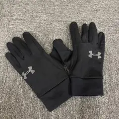 即決 UNDER ARMOUR アンダーアーマー グローブ 手袋 ブラックのサムネイル