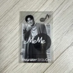 SnowMan 目黒蓮 クリアステッカー