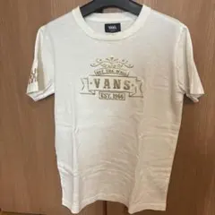 VANS 半袖 Tシャツ ホワイト ゴールドロゴ Sのサムネイル
