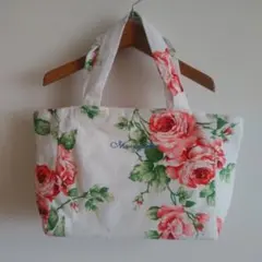 新品Mercury Duo フラワープリント トートバッグ底凹まない！