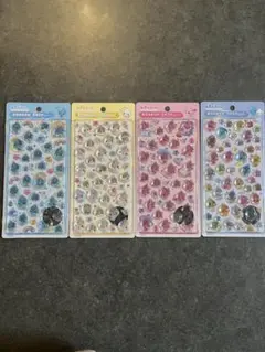 【丁寧発送】しずくちゃん　ボンボンドロップシール大　4枚セット