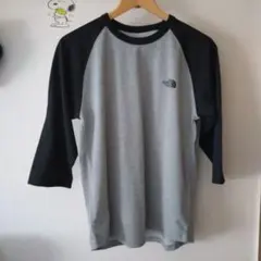 メンズTHE NORTH FACE 七分袖Tシャツグレー/ブラック