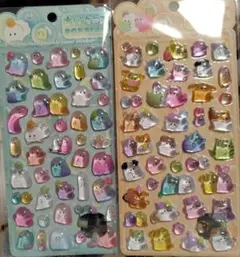 2点　オバケーヌ　うるちゅる　ドロップシール