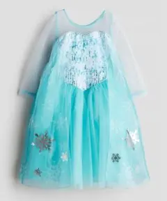 新品未使用＊アナと雪の女王エルサのコスチューム110~115cm仮装用ドレス