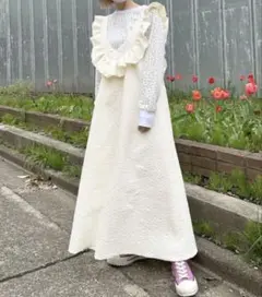【未使用級】アリーバイダブルクローゼット♡フリル♡ロングワンピース♡Aライン♡
