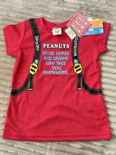 新品未使用IGNIO PEANUTS スヌーピー Tシャツ 100cm ローズのサムネイル