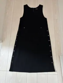 ブラック ノースリーブ ワンピース 11AR