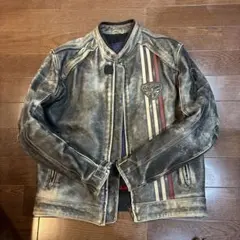 ヴィンテージ風レザージャケット