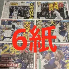 大谷翔平 スポーツ新聞6紙