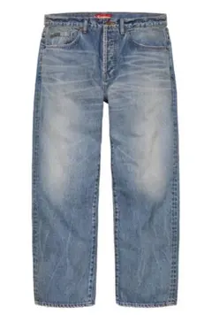 Supreme Distressed Loose Fit Selvedge