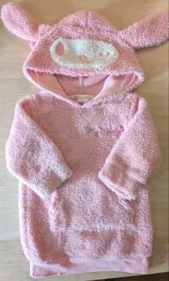 【サンリオ】マイメロディ ふわふわ パーカー フーディー ピン