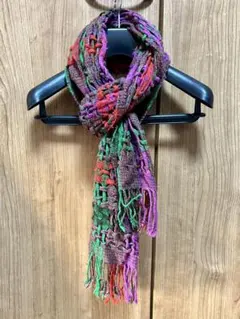 編み込みマフラー