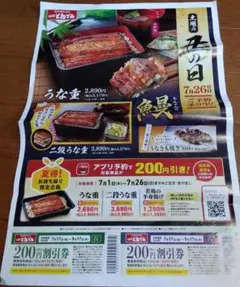 とんでん　200円割引券　２枚のサムネイル