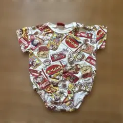 Peko キャラクター柄ロンパース 70cm
