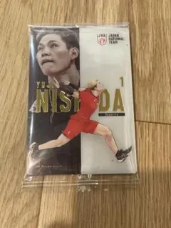 西田有志 バレーボール 男子日本代表 ツインウエハース　おまけカード付き