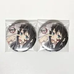 鬼滅の刃　時透無一郎　全集中展　幕間画　缶バッジ　あっかんべー