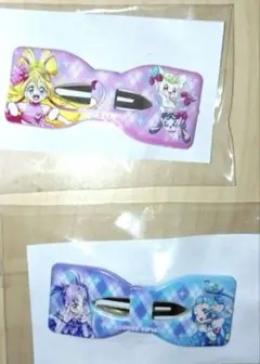 【匿名配送】キミとアイドルプリキュア　キラッキランラン♪リボンクリップ　非売品