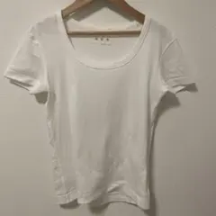 Three dots スリードッツ　ジェシカTシャツ　ホワイト　Sサイズのサムネイル