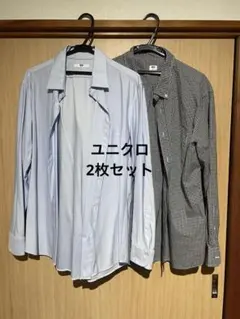ユニクロ　長袖シャツ 2枚セット XLサイズ