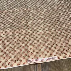 レトロ マーサコレクション 小花柄 コットン生地111x82cm キルト 未使用