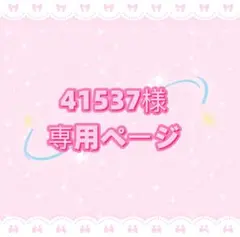 41537様専用ページ