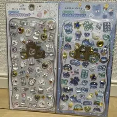 【正規品】ジュエルプチドロップ　ストーンつき　ミルクドロップ　アオイロドロップ