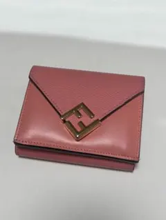FENDI フェンディ FF ダイヤモンド コンパクトウォレット 三つ折り財布
