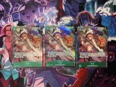 ワンピースカード ナミ 4枚セット プレミアムカードコレクションOP02