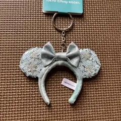 ディズニー　アナ雪　エルサカチューシャキーチェーン