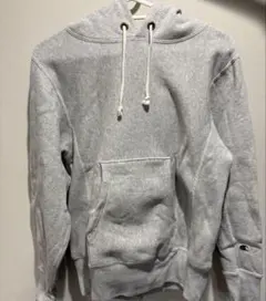 Champion グレー リバースウィーブ パーカー