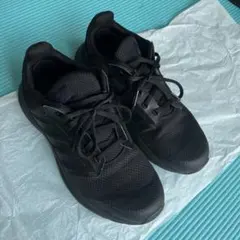 adidas スニーカー メンズ ブラック 25.5cm