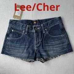Lee リー Cher チャー コラボ ブルー デニム ショートパンツ XS