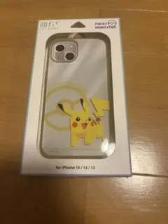iPhone15/14/13 グルマンディーズ ピカチュウ クリア スマホケース