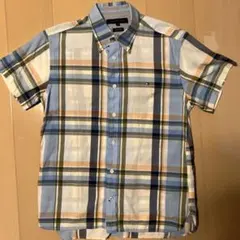 TOMMY HILFIGER チェック柄 半袖シャツ