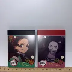★新品★鬼滅の刃 ミニメモ帳 竈門炭治郎 竈門禰豆子 2点セット